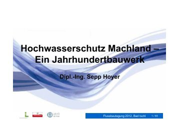 Hochwasserschutz Machland - Wasser, Klimawandel & Hochwasser