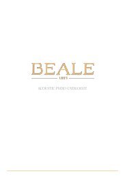 ACOUSTIC PIANO BEALE CATALOGUE 2021