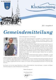 Gemeindemitteilung Kirchanschöring 2021-3