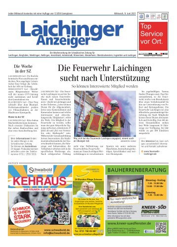 Laichinger Anzeiger 09.06.2021
