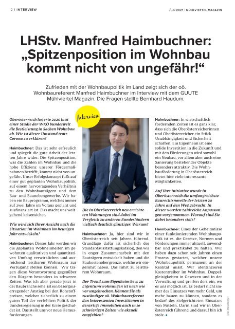 Mühlviertel Magazin Juni 2021