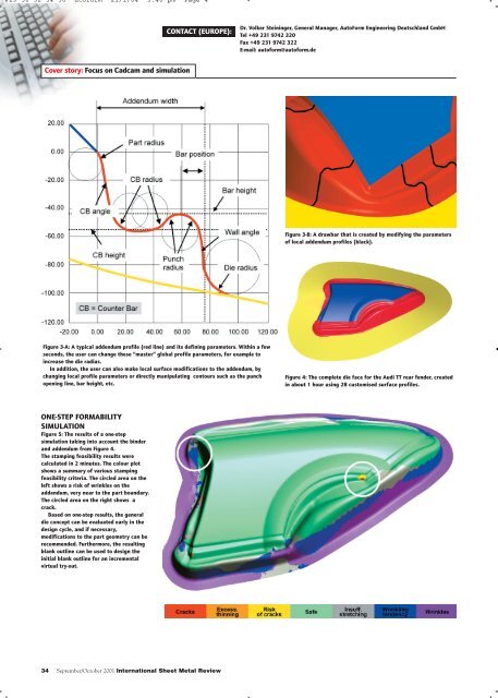 Parametric die faces in one hour - AutoForm Engineering