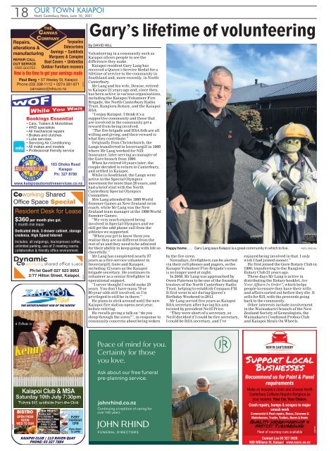 North Canterbury News: June 10, 2021