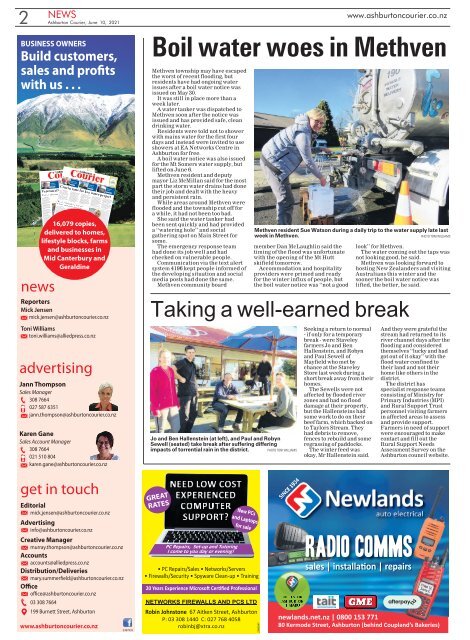 Ashburton Courier: June 10, 2021