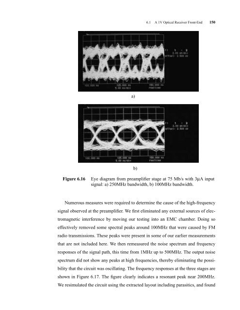 CMOS Optical Preamplifier Design Using Graphical Circuit Analysis