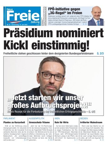 Präsidium nominiert Kickl einstimmig!