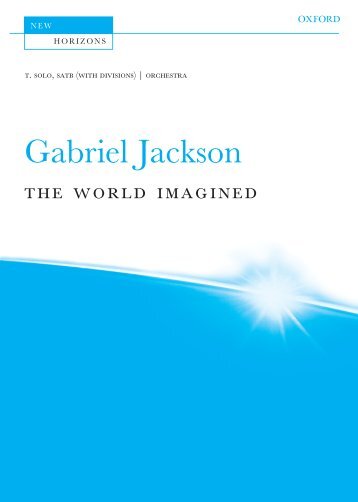 Gabriel Jackson The World Imagined 