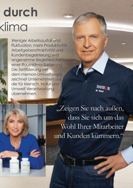 Orhideal IMAGE Magazin März 2022 mit Titelstory über Umwelttechnik Kohl • Markus Kohl