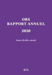 ORS Rapport Annuel 2020 Français
