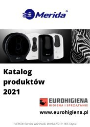 Katalog produktów MERIDA 2021 EUROHIGIENA.pl