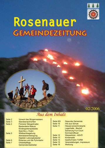 02. Ausgabe 2006 - Rosenau am Hengstpaß - Land Oberösterreich