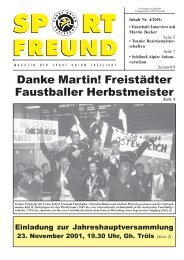 Seite 2 - SPORT UNION Freistadt