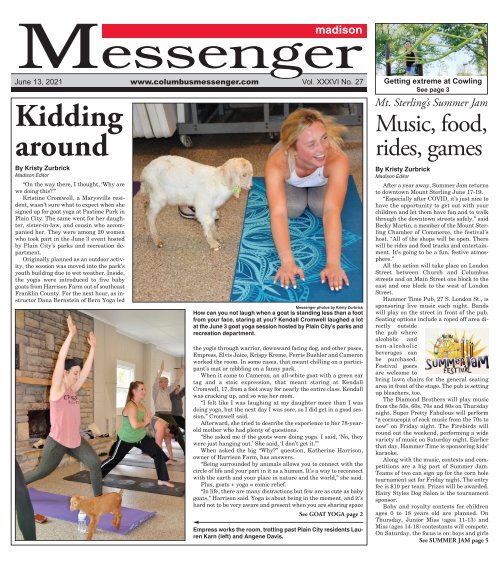 Madison Messenger - June 13th, 2021