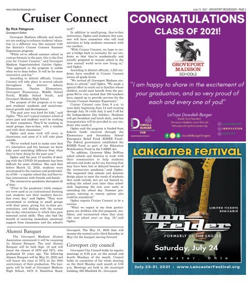 Groveport Messenger - June 13th, 2021