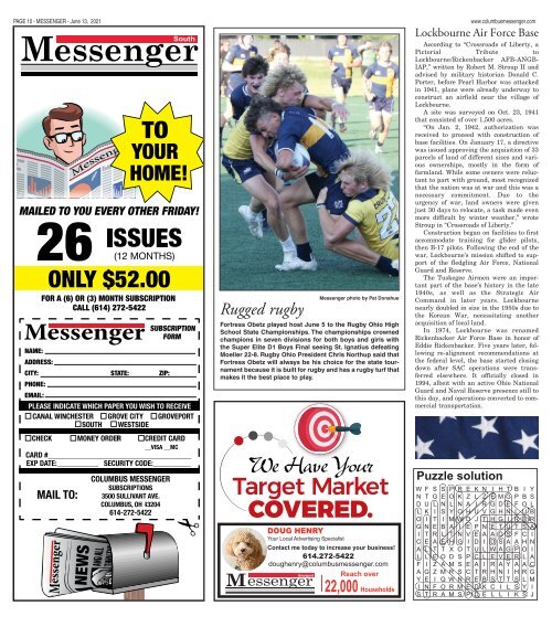 Canal Winchester Messenger - June 13th, 2021