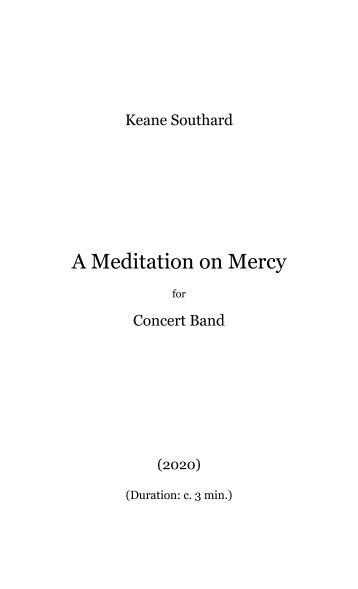 A Meditation on Mercy for Concert Band