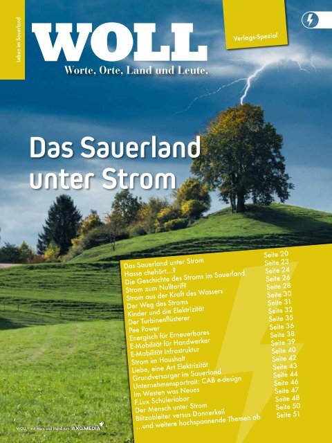 WOLL Magazin 2020.4 Winter I Warstein, Möhnesee, Rüthen