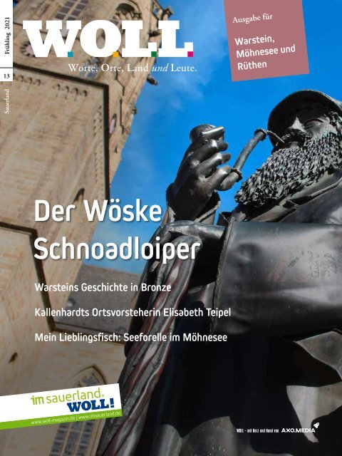 WOLL Magazin 2021.1 Frühling I Warstein, Möhnesee, Rüthen