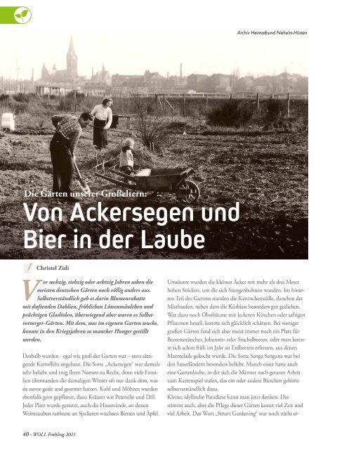 WOLL Magazin 2021.1 Frühling I Brilon, Marsberg, Willingen, Diemelsee