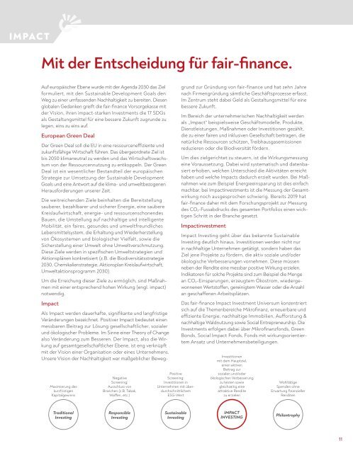fair-finance Fairnessbericht 2020