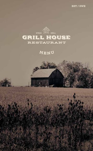 Grill House Menu TAST Spring-Summer 2021 EST/SWE