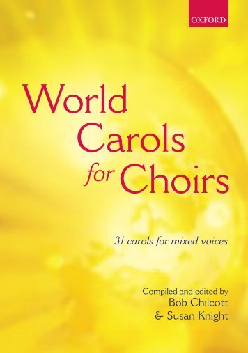World Carols for Choirs - 31 Carols for mixed voices
