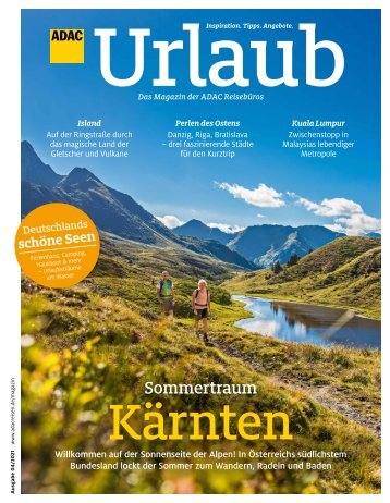 ADAC Urlaub Magazin,  Juli-Ausgabe 2021, überregional