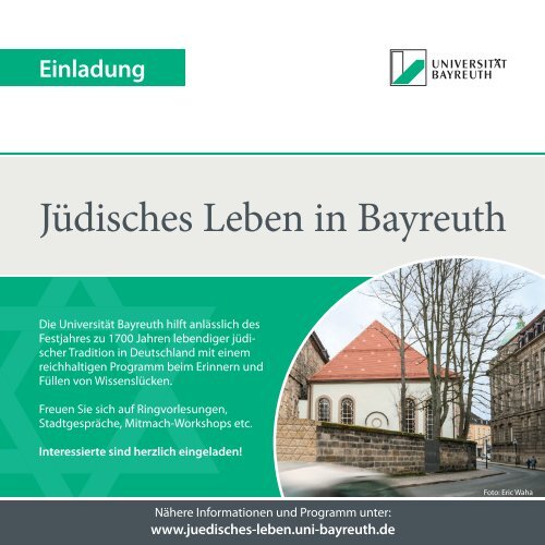 Bayreuth Aktuell Sommerausgabe Juni/Juli/August 2021