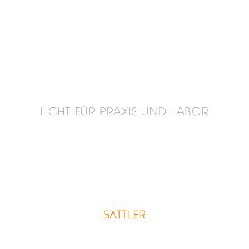 SATTLER-Katalog_Licht-für-Dental-Praxen-Labor