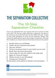 The 10 Step Separation Checklist 