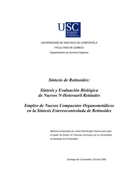 (1z,3e)-dienil metales - Universidade de Santiago de Compostela