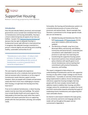 2021 Supportive Housing Report