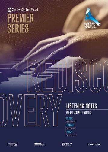 APO Livestream - The New Zealand Herald Premier Series: Rediscovery - Listening Notes: Experienced Listener