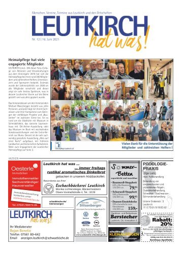 Leutkirch hat was 16.06.2021