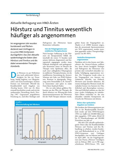 Aktuelle Befragung von HNO-Ärzten - oorsuizen | tinnitus ...