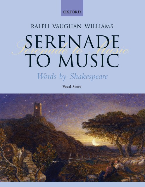 R. Vaughan Williams - Serenade to Music