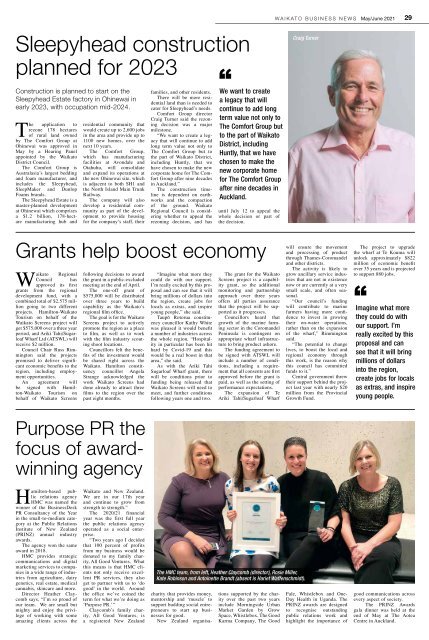 Waikato Business News May/June 2021