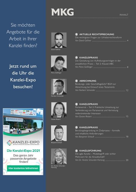 Fachinfo-Magazin MkG 03/2021