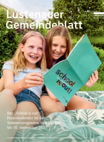 Lustenauer Gemeindeblatt Nr. 24 | Freitag 18. Juni 2021