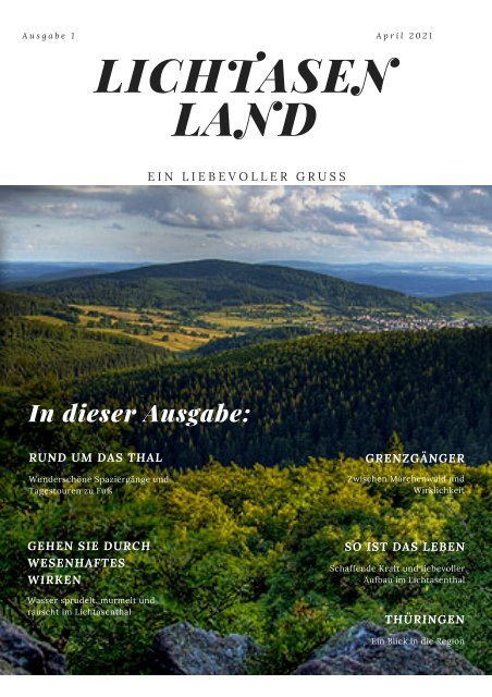 Lichtasenland Ausgabe 1/2021