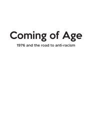 Coming of Age : 1976 and the Road to Anti-Racism 