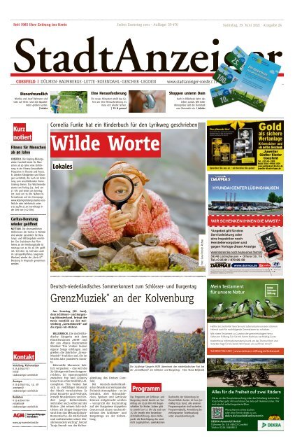 Stadtanzeiger Coesfeld kw 25