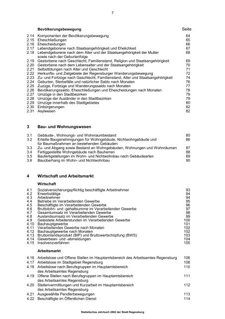 Erläuterungen - Statistik - Stadt Regensburg