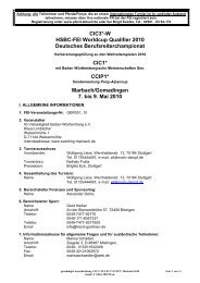 CIC3*-W HSBC-FEI Worldcup Qualifier 2010 Deutsches ...