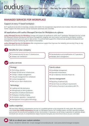 Managed Workplace Brochure