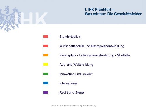 I. IHK Frankfurt - Bad-Homburg