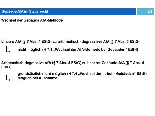 Abgrenzung von Investitionen und Erhaltungsaufwand in der ...