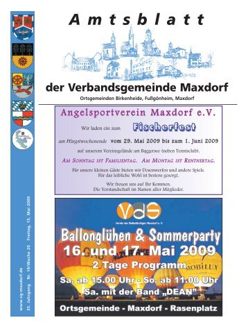 kw20 - Verbandsgemeinde Maxdorf