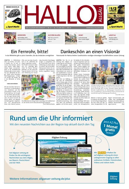 Hallo-Allgäu  vom Samstag, 19.Juni
