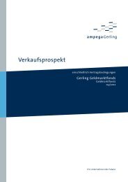 Verkaufsprospekt - Stockselection GmbH